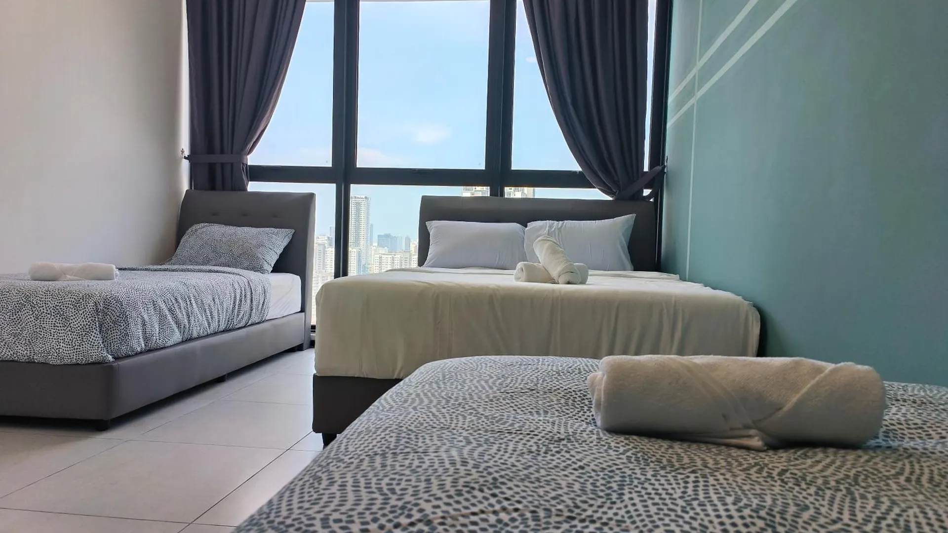 Urban Suite Spacious 2 Or 3 Bedroom And 2Bathroom At Georgetown By Urban Staycation Heng Lod Jelutong Lejlighed