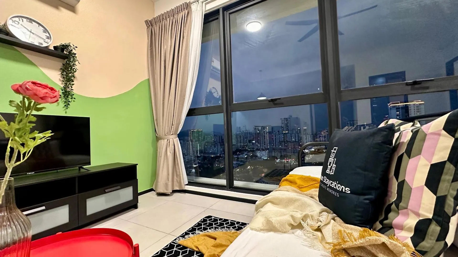 Lejlighed Urban Suite Spacious 2 Or 3 Bedroom And 2Bathroom At Georgetown By Urban Staycation Heng Lod Jelutong Malaysia
